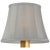 Visual Comfort Signature 6" Mist Silk Bell Empire Shade For Sale