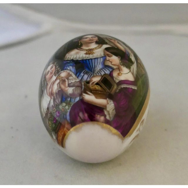 Gold 19th Century Sevres Porcelain Ornament For Sale - Image 8 of 12