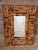 Vintage Boho Coastal Bamboo Wall Mirror With Sculptural Cut Bamboo Frame For Sale - Image 10 of 10