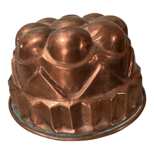 Vintage Antique Copper Country Kitchen Food Cake Jello Pudding Mold