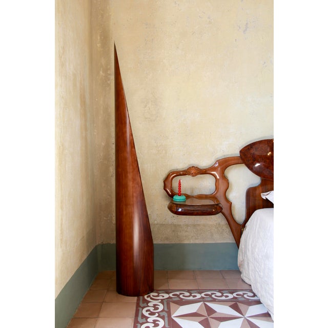 Mid-Century Modern Vintage Unghia Floor Mirror, Italy, 1970s For Sale - Image 3 of 8