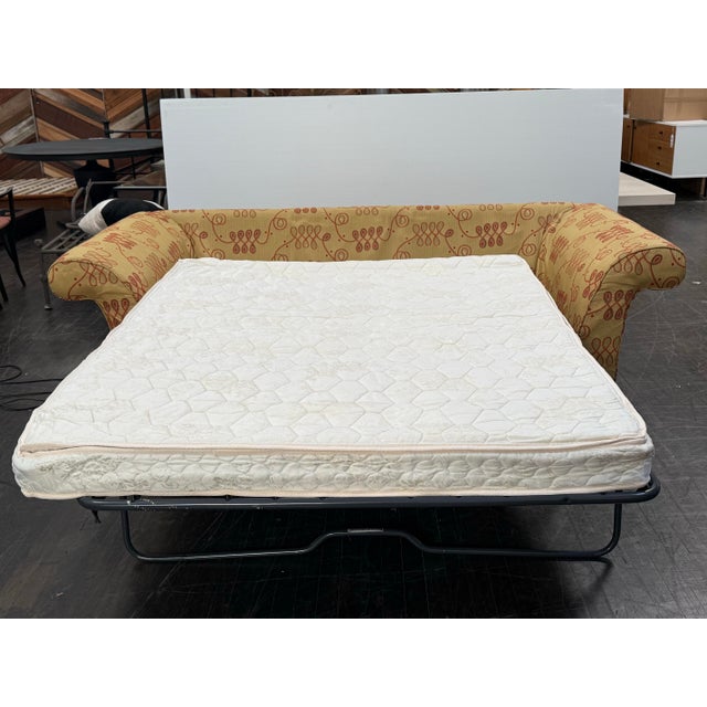 Queen Size Shabby Chic Bespoke Sleeper Sofa For Sale - Image 11 of 12