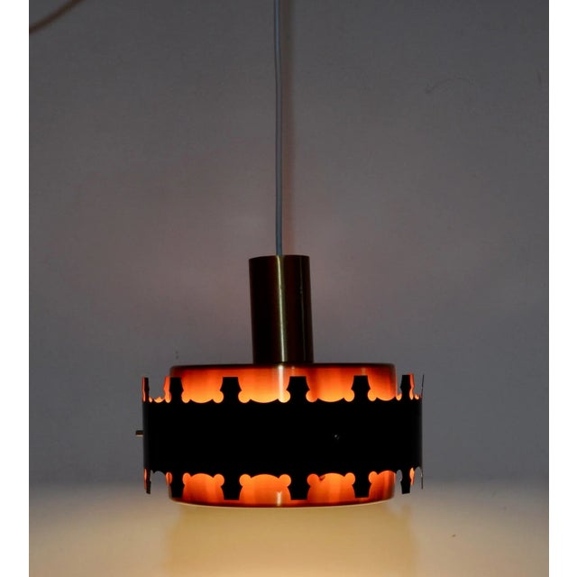 Danish Ceiling Lamp by Werner Schou for Colonell Elektro, 1960s For Sale - Image 13 of 15