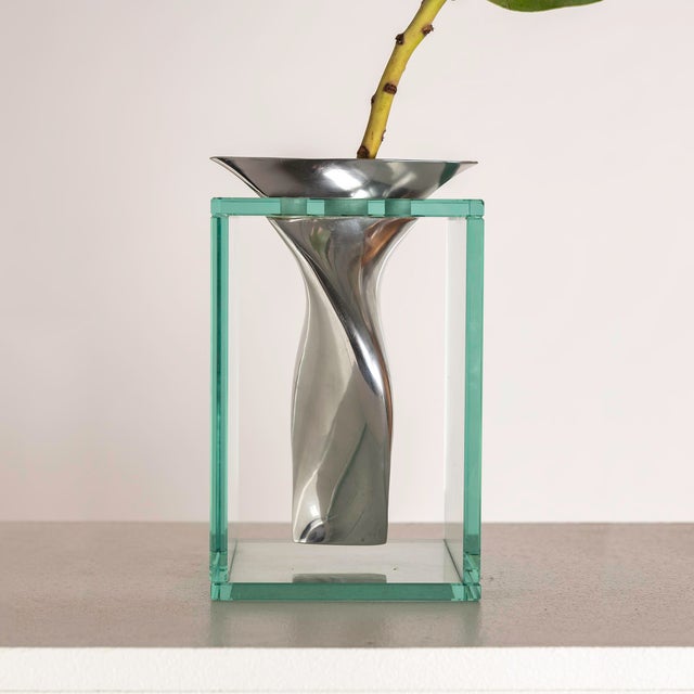 Flower Vases by Lisa Mori, 1980s, Set of 2 For Sale - Image 13 of 17