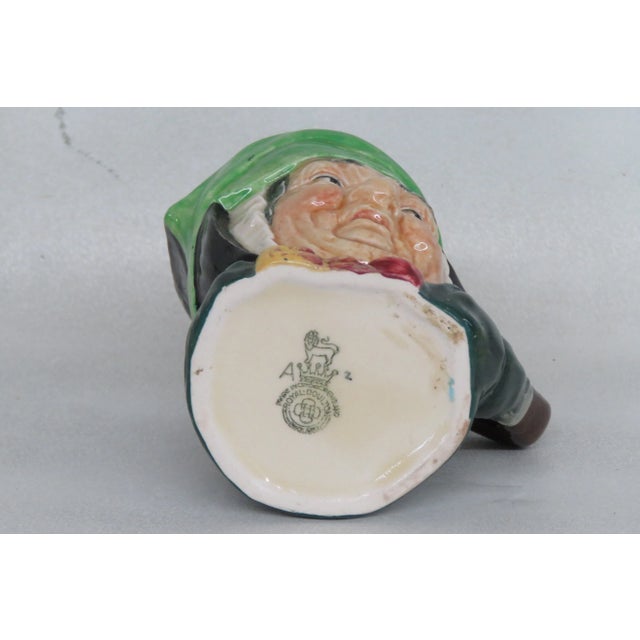 English Royal Doulton Sairey Gamp English Porcelain Small Character Mug For Sale - Image 3 of 9