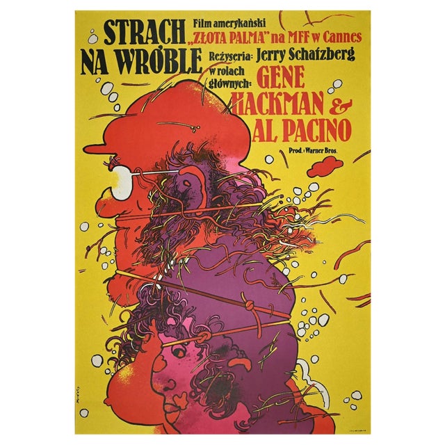 American Offset Film Poster by Waldemar Swierzy, 1983 For Sale