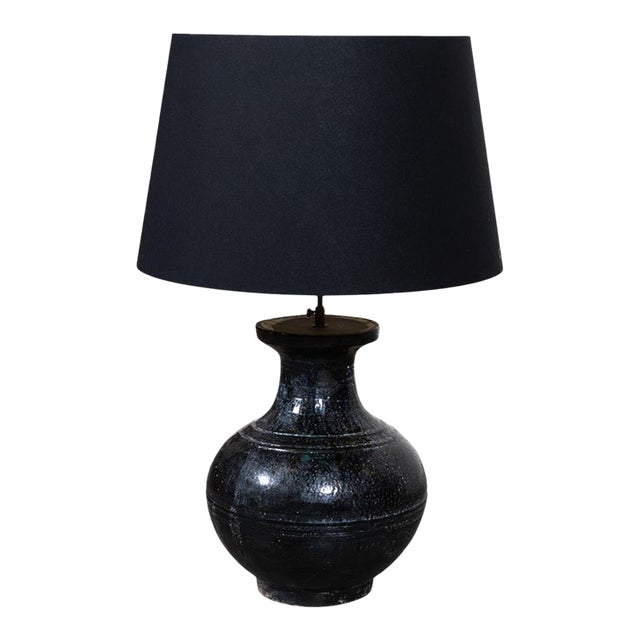 Antique Ceramic Table Lamp For Sale