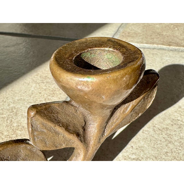 Bronze Art Candleholders from Michael Harjes, Germany, 1960s, Set of 2 For Sale - Image 15 of 18