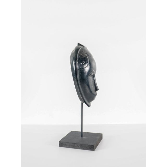 Mid-Century Modern Roger Capron, Mask No. 2, France, 1960s, Glazed Ceramic For Sale - Image 3 of 8