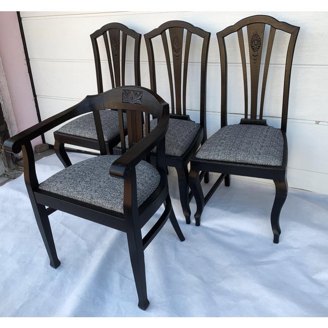 Art Nouveau Chairs, 1930s, Set of 4 For Sale - Image 18 of 18