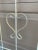 Metal Vintage Fleur De Lis Wrought Iron Garden Trellis For Sale - Image 7 of 9
