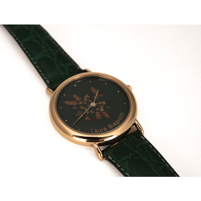 Laura Biagiotti Vintage Women's Wristwatch, 1990s, Botanica For Sale - Image 13 of 18