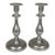 The Wilton Company Pewter Candlesticks a Pair For Sale