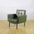 Green Leatherette Armchairs with Metal Frames and Foam Padding, 1970s, Set of 2 For Sale - Image 6 of 9