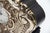 Clock with Wooden Structure and High Reliefs in Silver For Sale - Image 4 of 6