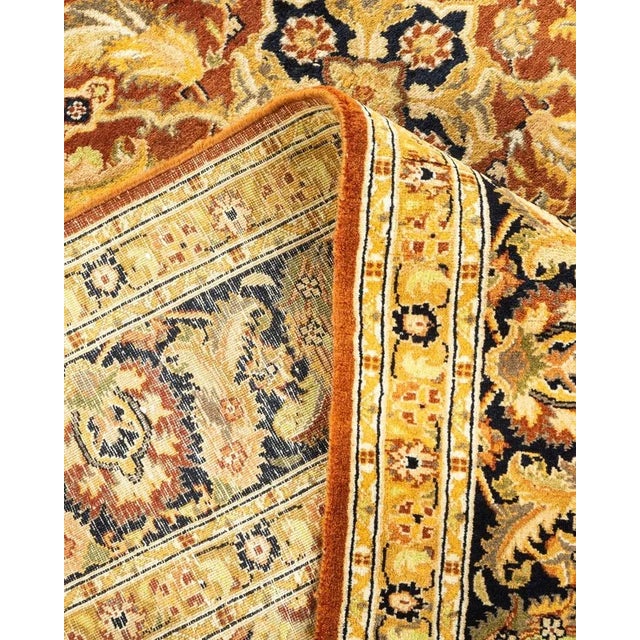 Mogul, One-of-a-Kind Hand-Knotted Area Rug in Orange, 6' 1" x 8' 10" For Sale In New York - Image 6 of 8