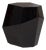 Three Rocks High Side Table in Black Lacquered from Insidherland For Sale