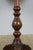 Early 20th Century Antique Fine Arts Furniture Mahogany Leather Top Pedestal Table Plant Stand 21" For Sale - Image 5 of 14