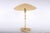 Stilnovo 1950s Stilnovo Style Tan Texture Paint Desk Lamp With Saucer Shade For Sale - Image 4 of 10