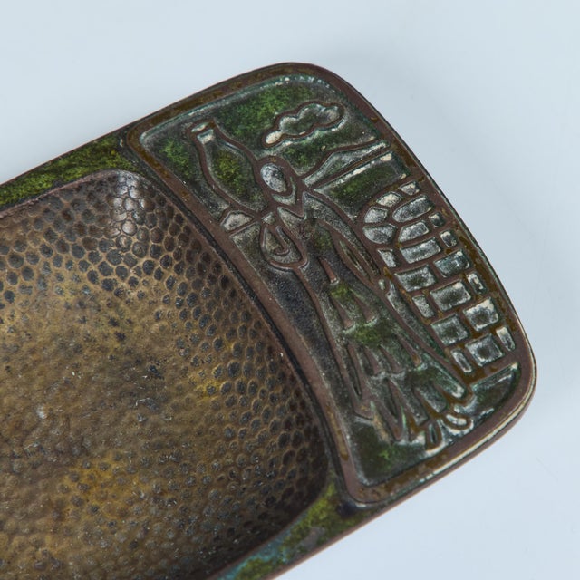 Pal-Bell Rectangular Cast Bronze Ashtray For Sale - Image 9 of 12