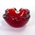 Italian 1960s Italian Murano Style Art Glass Red Bowl / Ashtray For Sale - Image 3 of 8