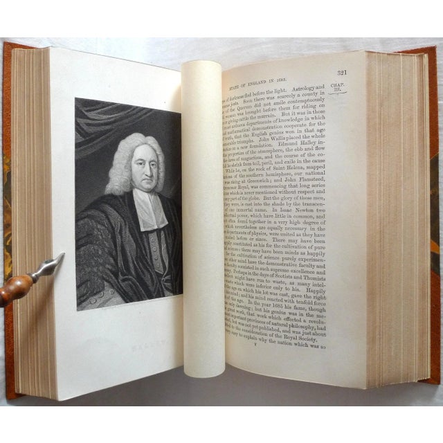 Late 19th Century Late 19th Century The Works of Lord Macaulay Books - Set of 8 For Sale - Image 5 of 8