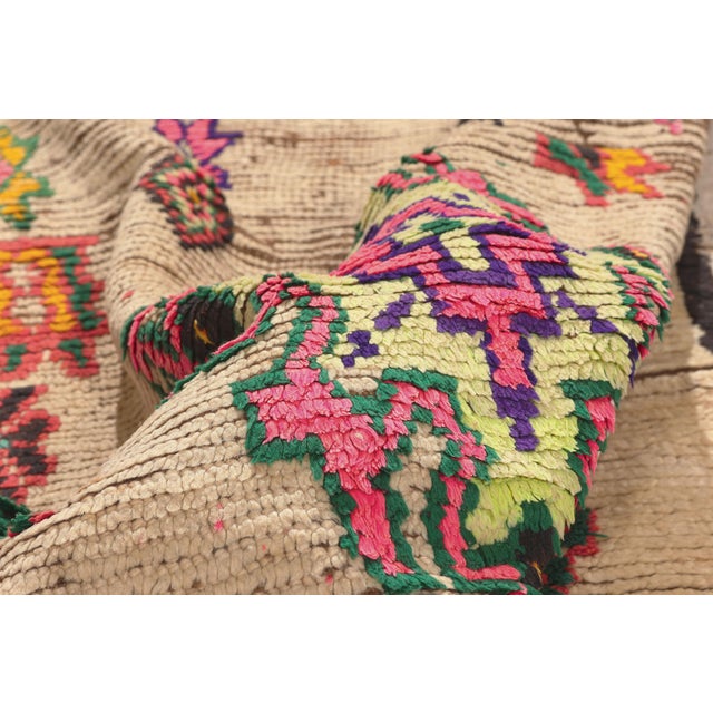 Vintage Boujad Moroccan Rug, 03'08 X 06'00 For Sale In Dallas - Image 6 of 10