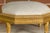 French Neoclassical 19th Century Carved Giltwood Footstool with Linen Upholstery For Sale - Image 12 of 12