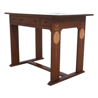 Stickley Mission Oak Harvey Ellis Writing Desk For Sale