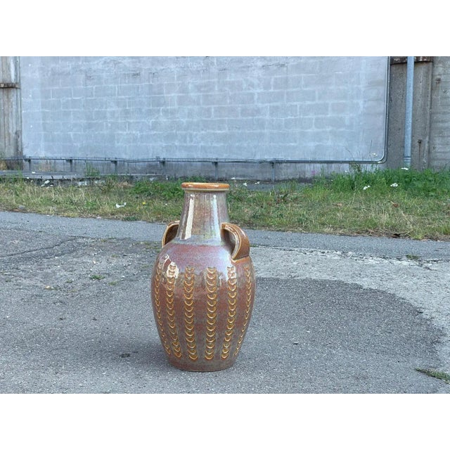 Danish Ceramic Floor Vase from Søholm, 1970s For Sale - Image 4 of 12