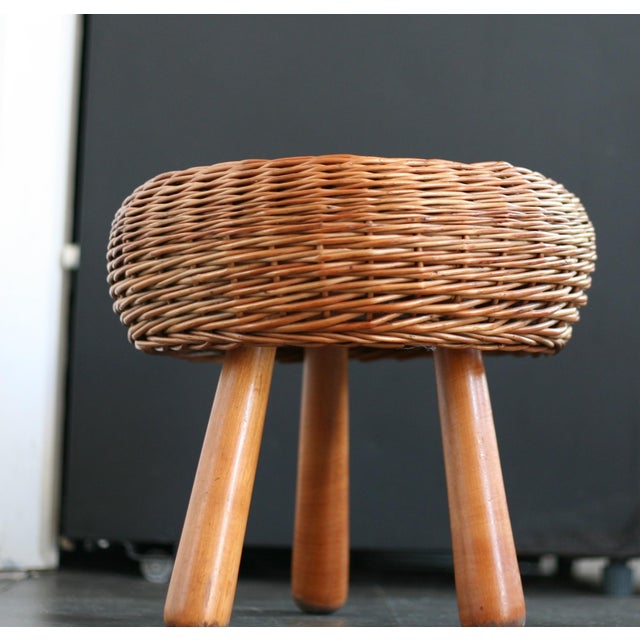 1950s Vintage Low Stool by Tony Paul, 1950s For Sale - Image 5 of 13