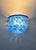 The splendid and exquisite neverrino murano glass wall lamp designed by gae aulenti for vistosi. a synthesis of gae...