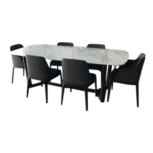 Poliform Marble Dining Set For Sale