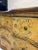 1990s Italian Hand Carved Chest in a Distressed Ochre Finish With Three Curved Drawers For Sale - Image 10 of 13