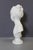 Bust of Young Woman Marie Louise Brongniart in Carrara Marble, 1900 For Sale - Image 5 of 13