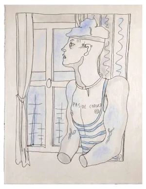 Jean Cocteau, Hopeless, Lithograph, 1930s