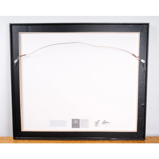 1990s Late 20th Century "Skates III" Abstract Figurative Monotype by Elizabeth Sandvig, Framed For Sale - Image 5 of 5