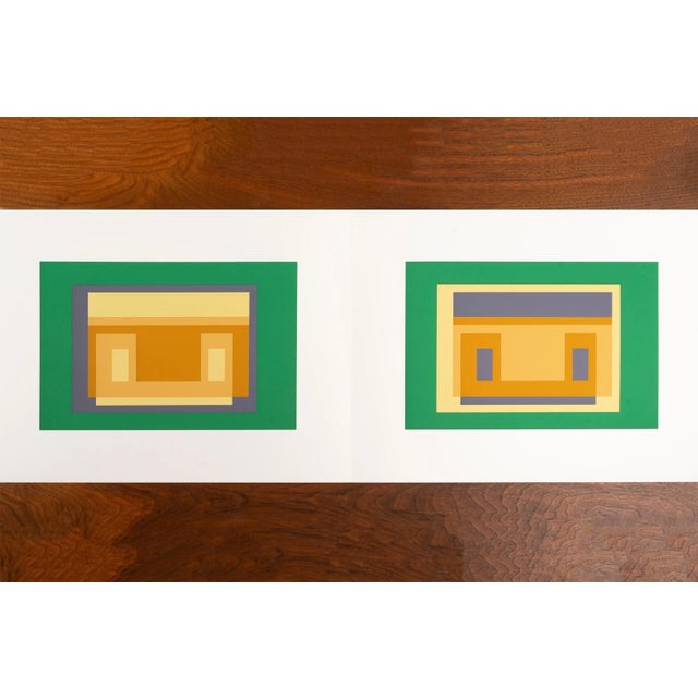 JOSEF ALBERS (1888 – 1976) "Formulation : Articulation" Portfolio II, Folder 29 Screen-printed geometric composition...