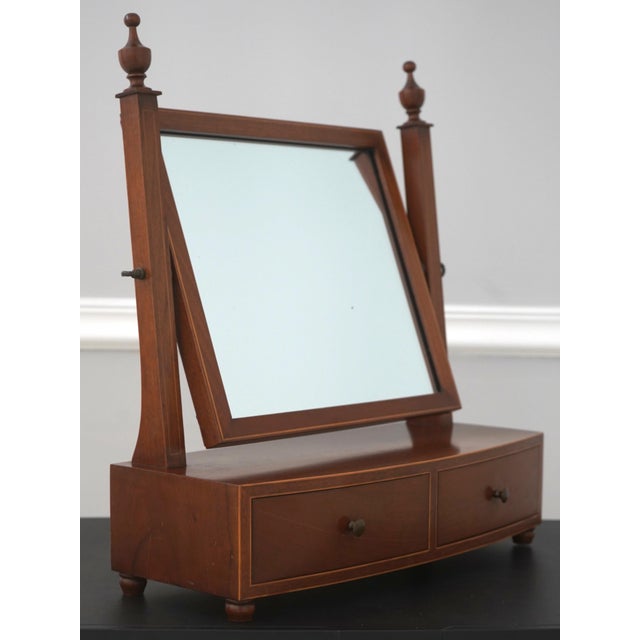 Age: Approx: 50 Years Old Details: Solid Mahogany High Quality Construction Nice Inlay Work Throughout Federal Style...
