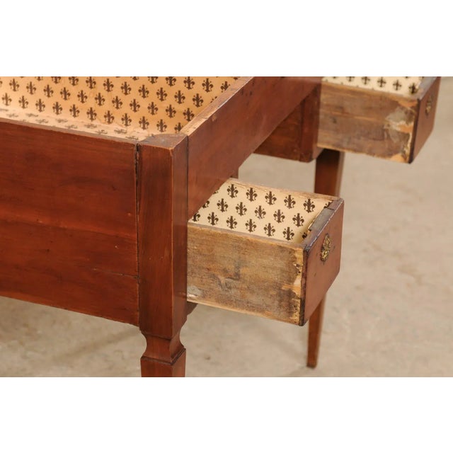 Italian Antique Vanity with Lift Top & Mirror For Sale - Image 12 of 13