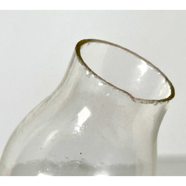 Yellow 1930s Murano DeVilbiss Perfume Bottle Miniature Oil Lamp Marriage For Sale - Image 8 of 17