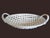 Trompe Loleil Ceramic Woven Basket Tray With Handles For Sale - Image 13 of 16
