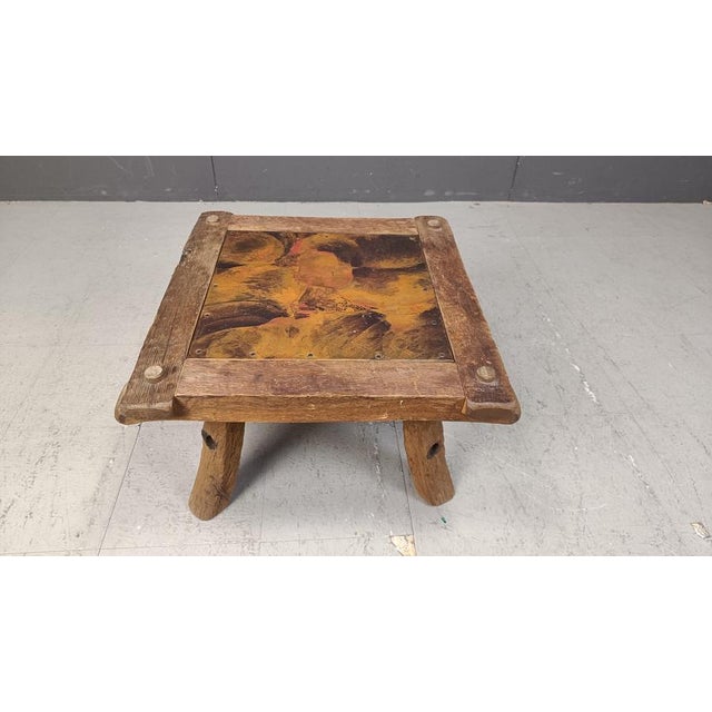 Vintage Brutalist Copper Plated Coffee Table, 1970s For Sale - Image 9 of 10