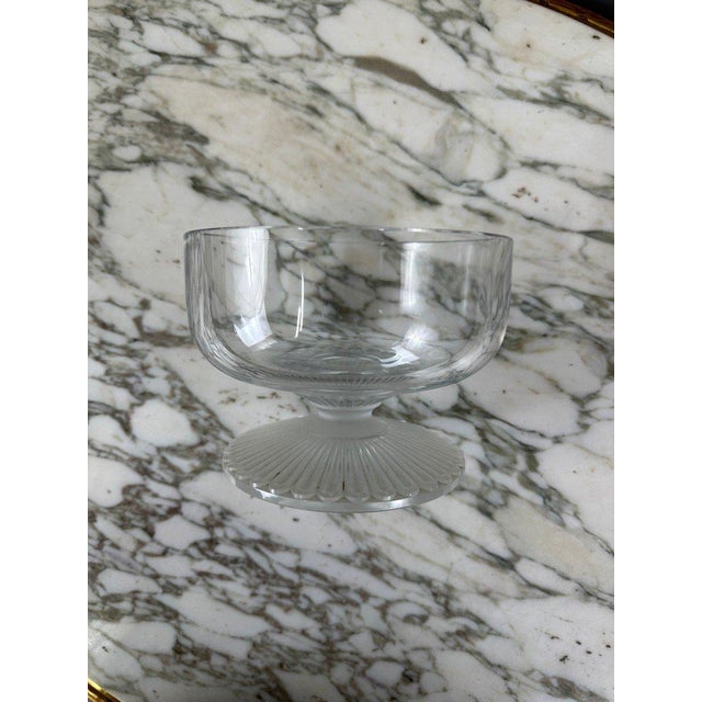 1950s Crystal Bowl from Lalique, France, 1950s For Sale - Image 5 of 8