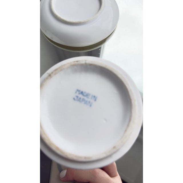 Intage Japanese & European Porcelain Tabletop Set – Floral Rococo Coasters, Tea Bag Holders & Ashtray” For Sale - Image 16 of 17