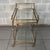 Vintage Brass Crystal Double Shelf Bar Trolley, 2000 For Sale - Image 6 of 11