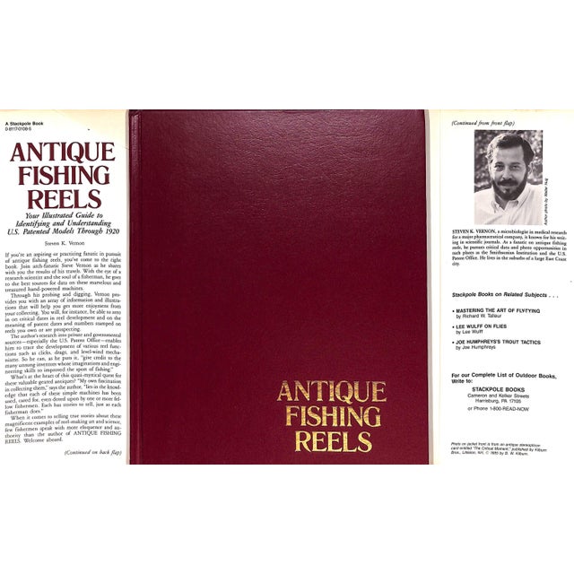 Traditional "Antique Fishing Reels: Your Illustrated Guide to Identifying and Understanding u.s. Patented Models Through 1920" 1985 Vernon, Steven K. For Sale - Image 3 of 12