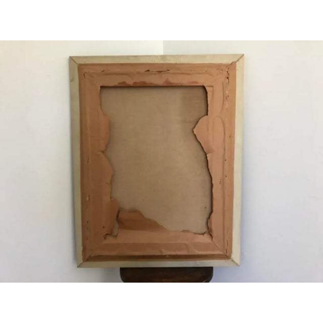 1960s Portrait Oil Painting of a Mid Century Women, Framed For Sale In Chicago - Image 6 of 9