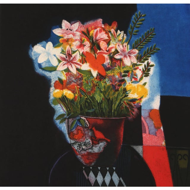 Cuernavaca Lillies Walter Bachinski Canadian (1939) Date: 1998 Etching with Aquatint, signed and numbered in pencil...