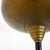 Art Deco Gold-Tone Metal Torchiere Floor Lamp, 1940 For Sale - Image 11 of 18